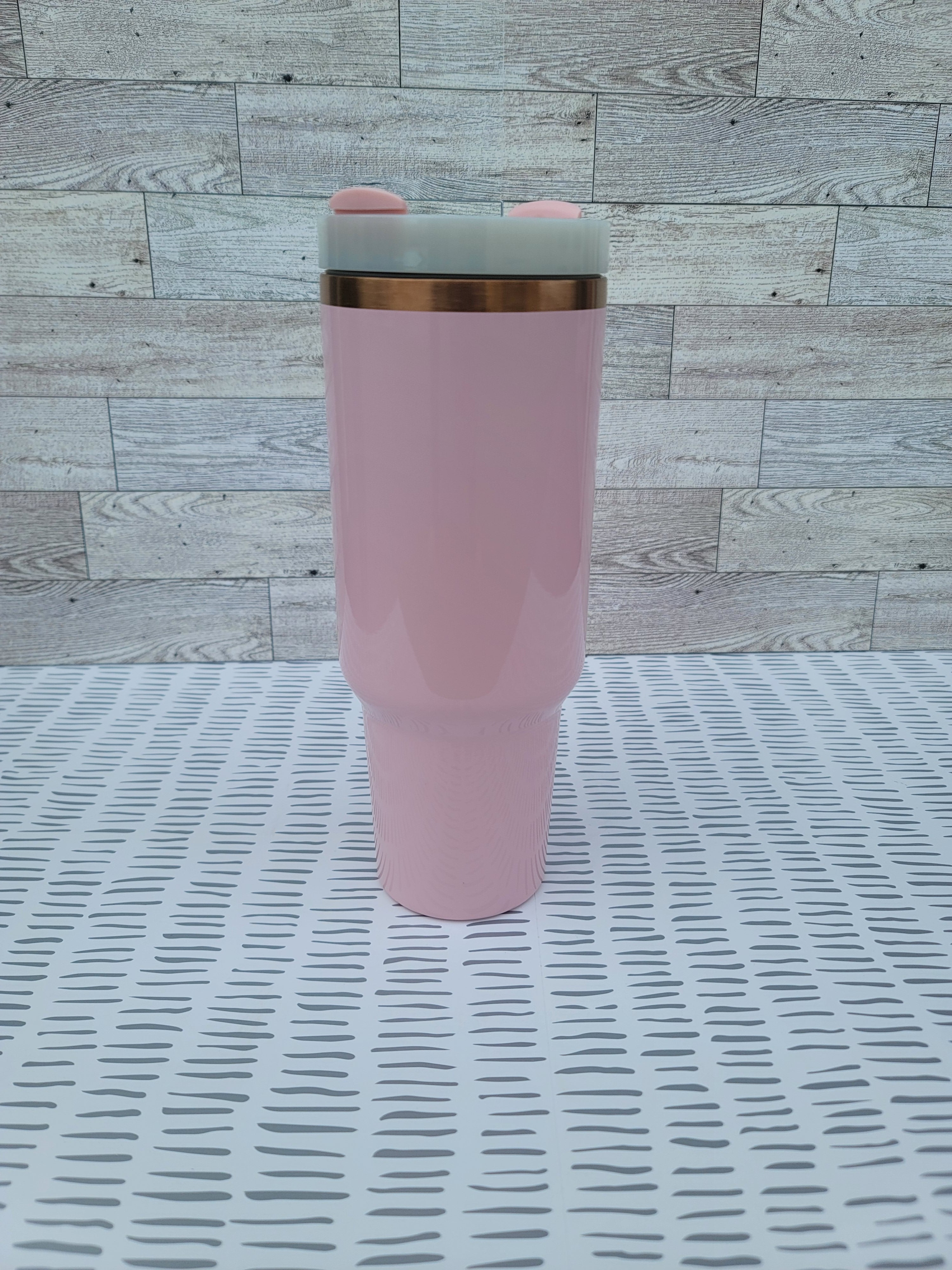 Copper and gold plated Glossy coated 40oz tumblers (unbranded)