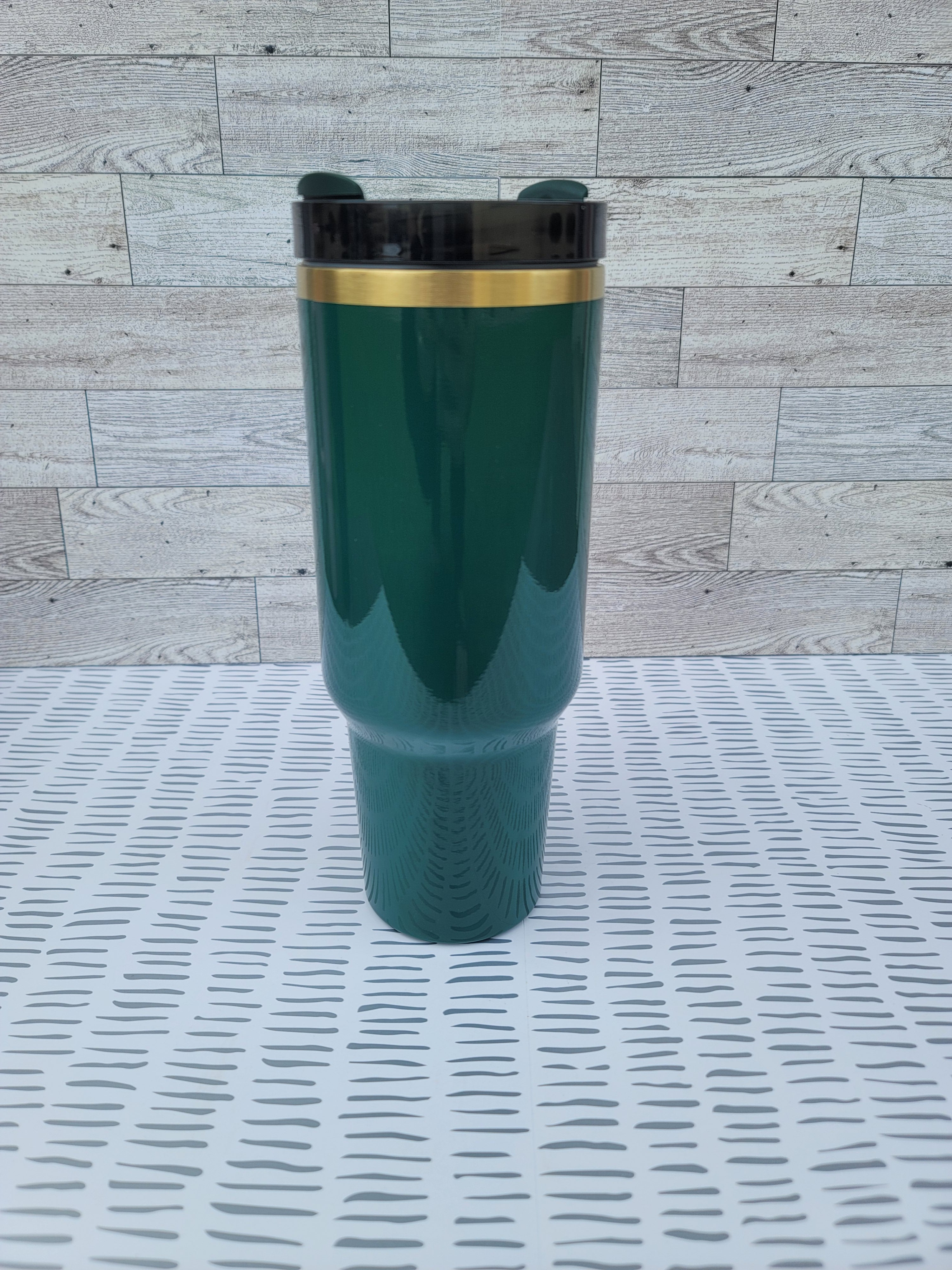 Copper and gold plated Glossy coated 40oz tumblers (unbranded)