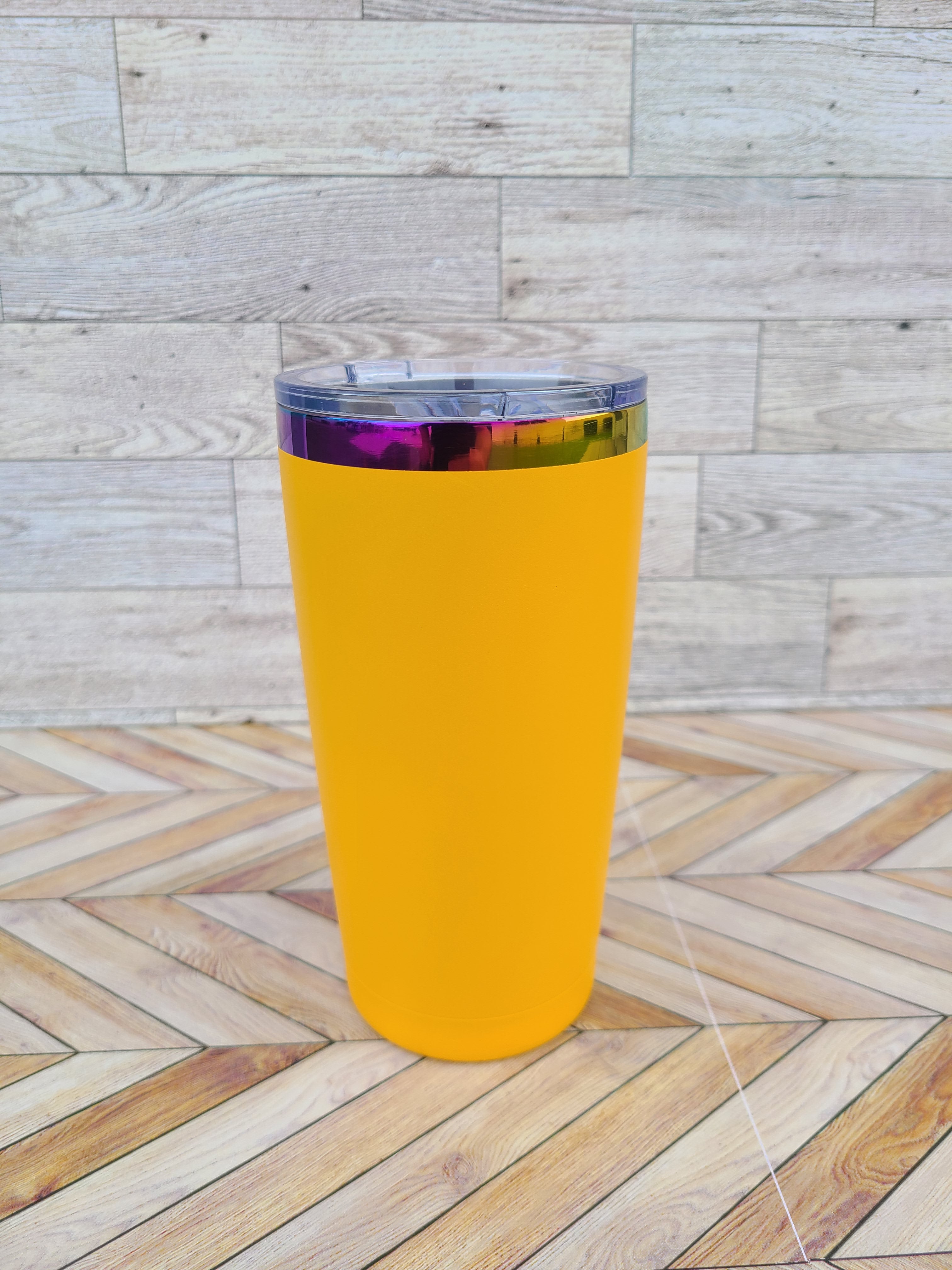 20oz Rainbow Coated Stainless Steel Tumbler-Colors