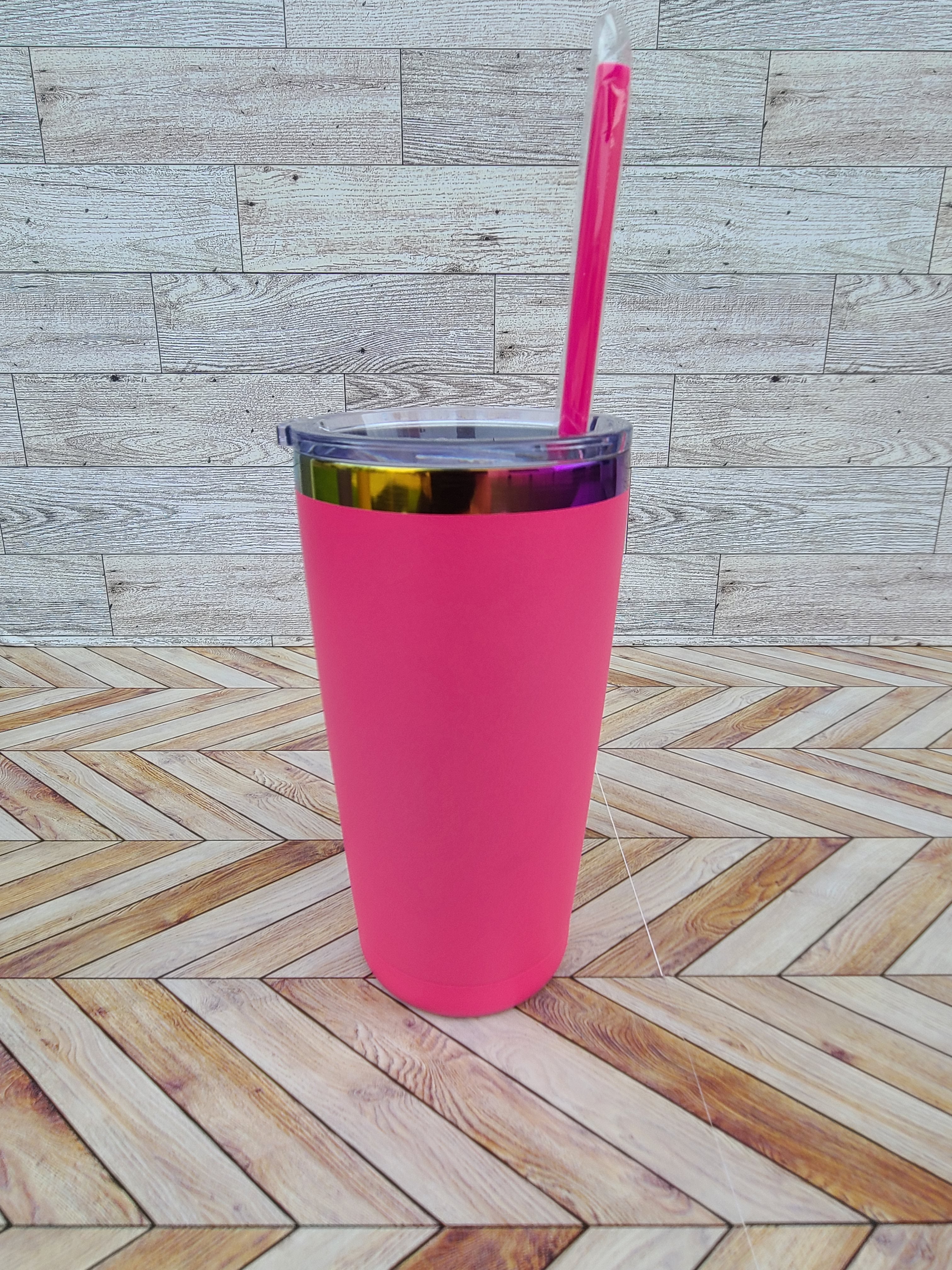 20oz Rainbow Coated Stainless Steel Tumbler-Colors