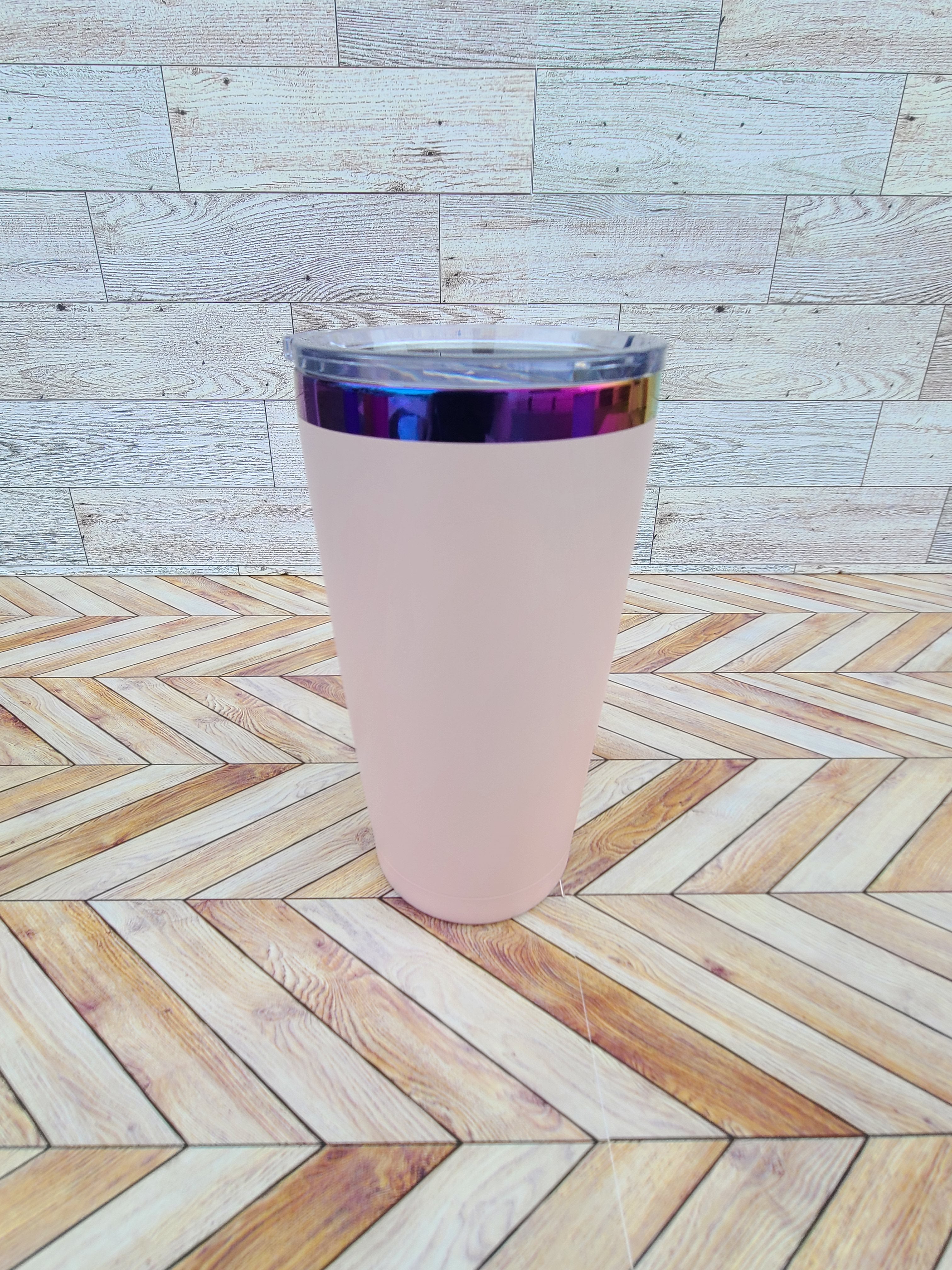 20oz Rainbow Coated Stainless Steel Tumbler-Colors