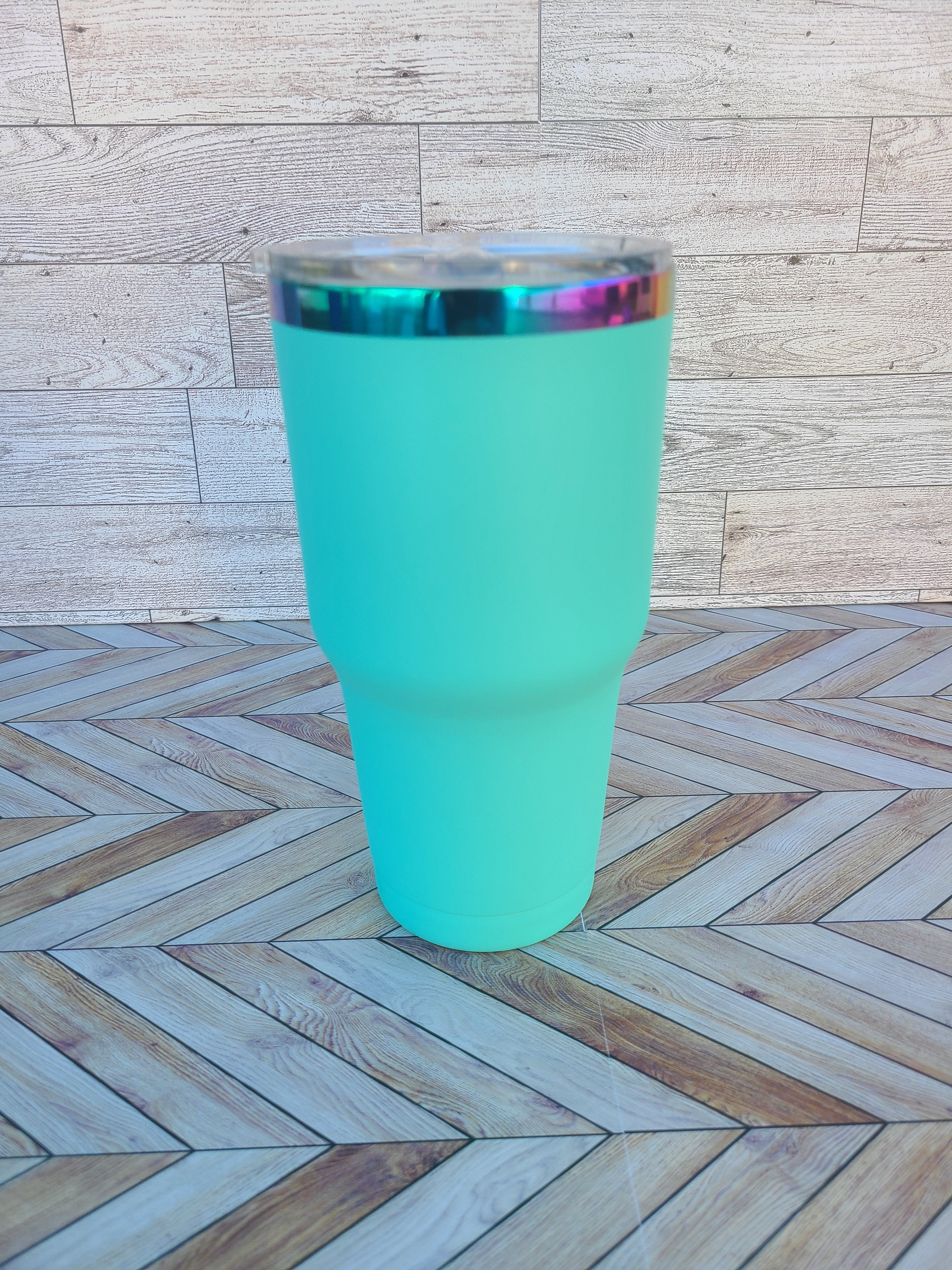 30oz Stainless Steel Rainbow Coated Tumbler