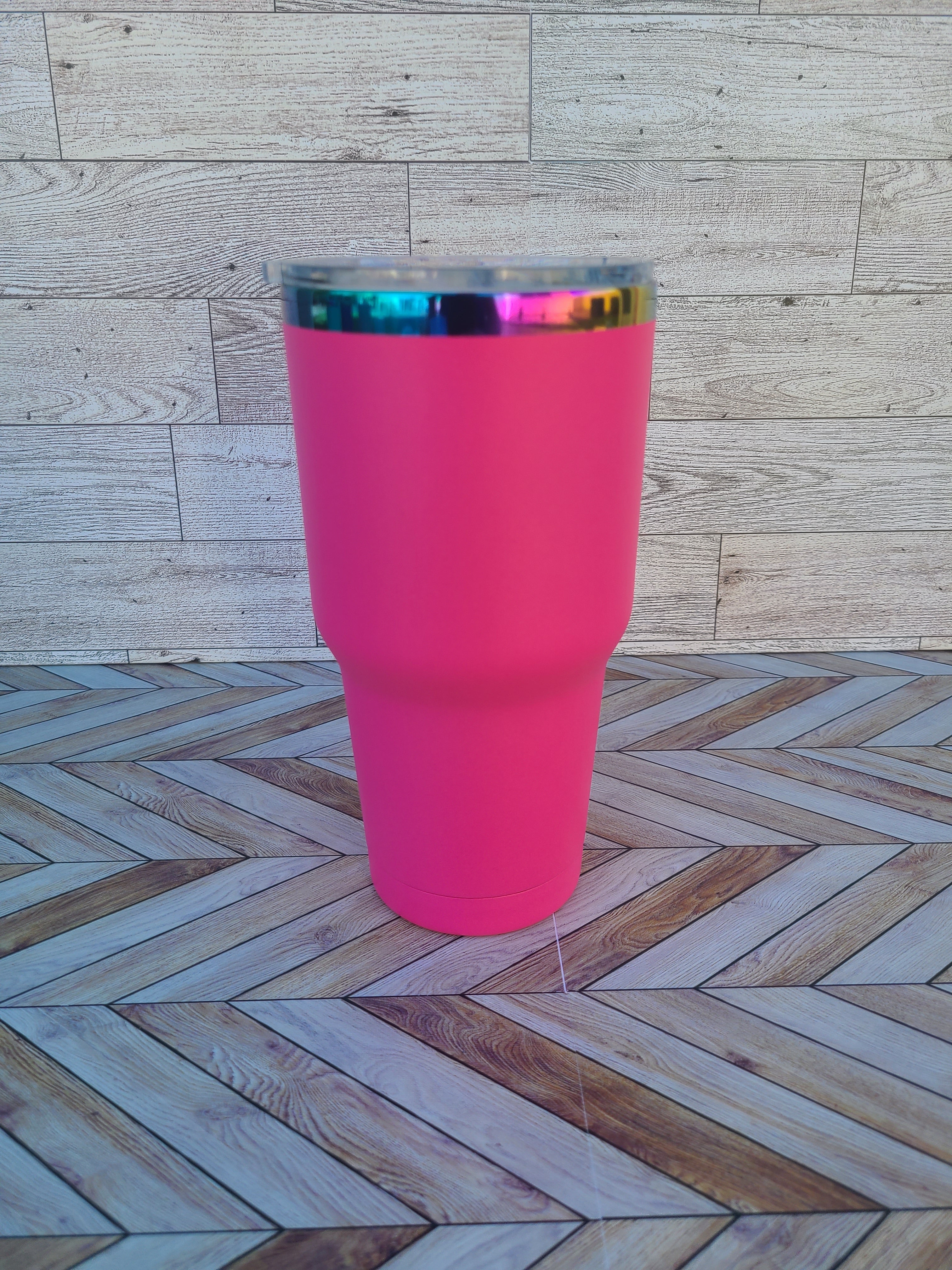 30oz Stainless Steel Rainbow Coated Tumbler