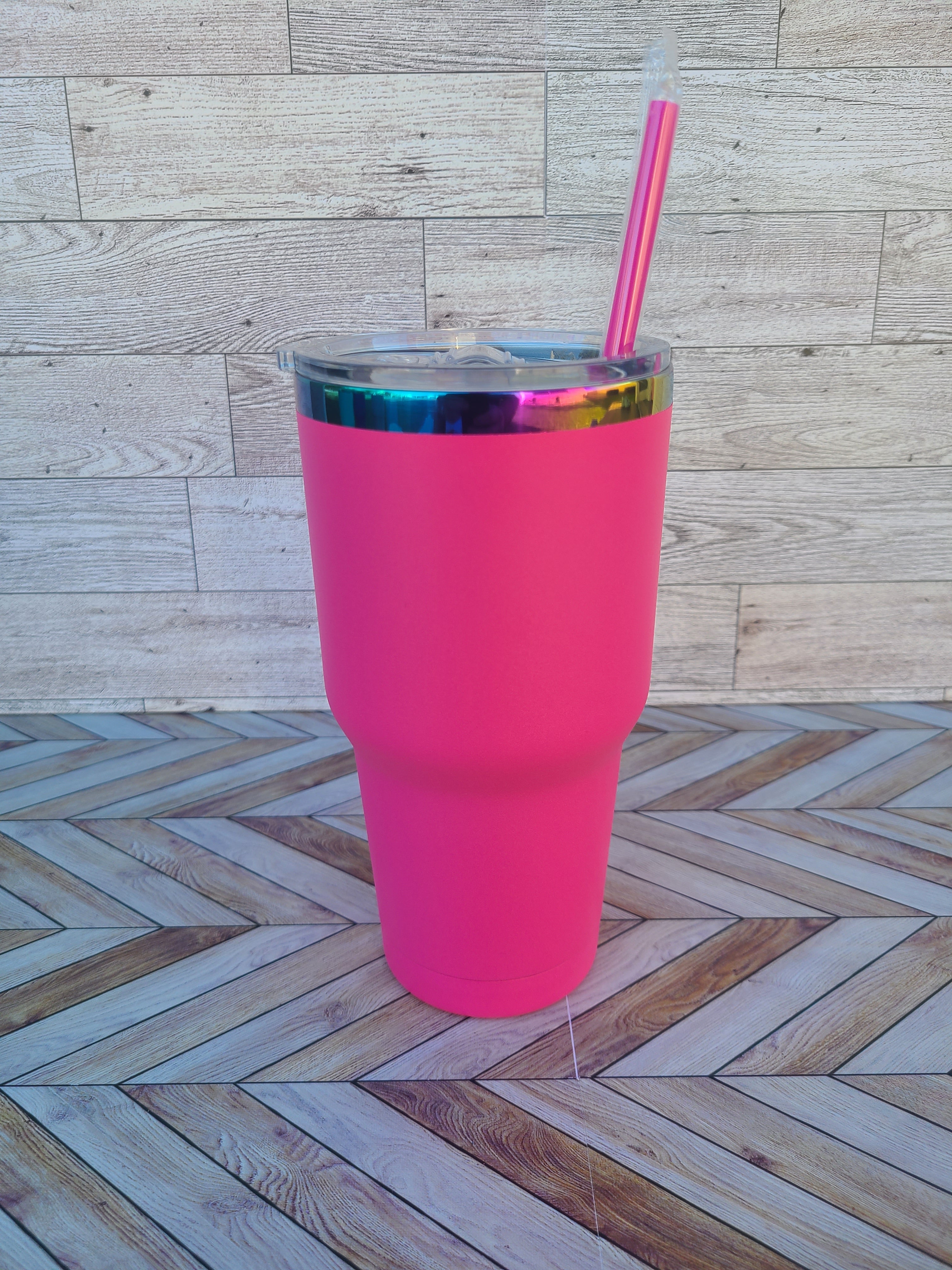 30oz Stainless Steel Rainbow Coated Tumbler