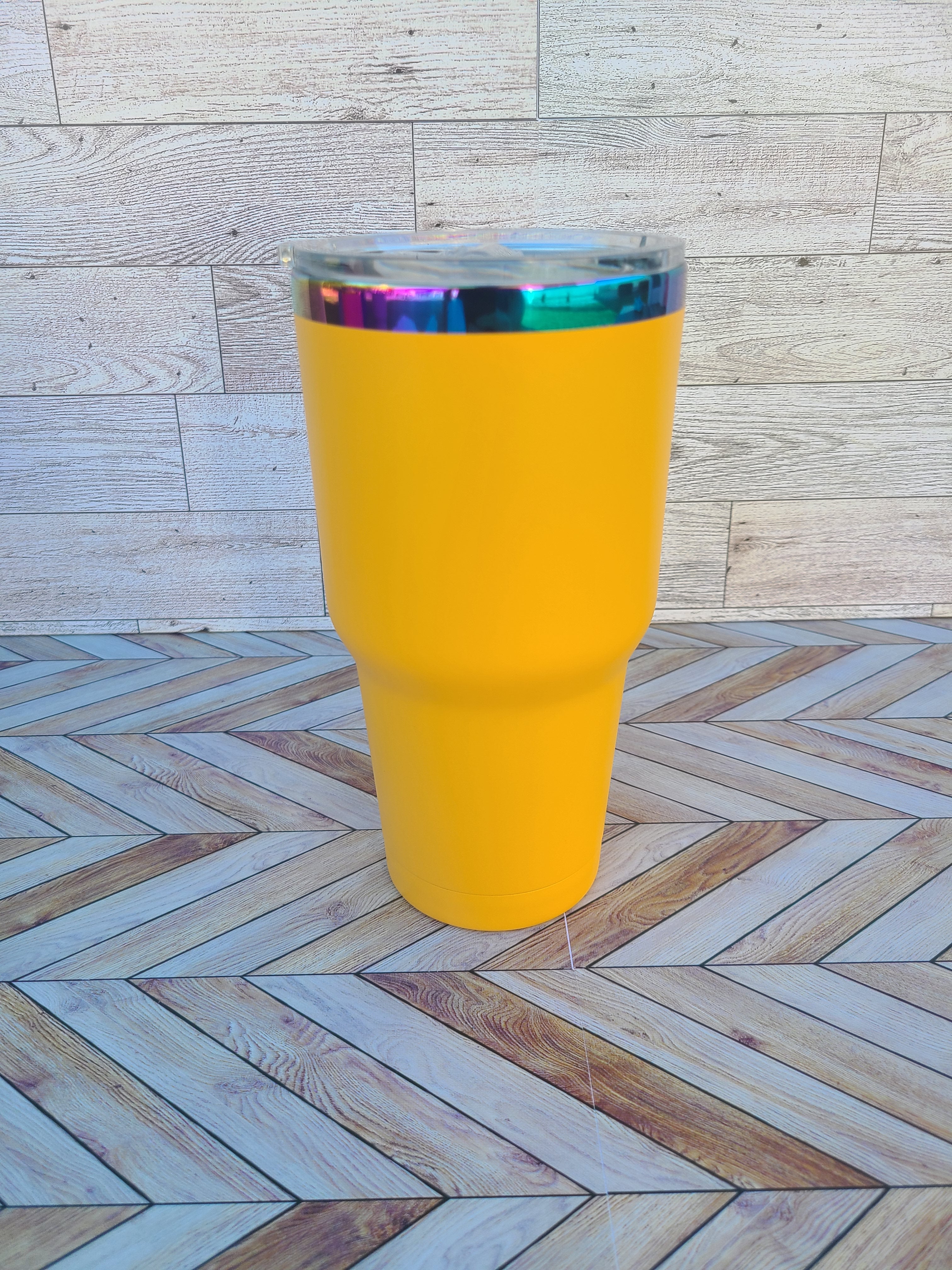 30oz Stainless Steel Rainbow Coated Tumbler