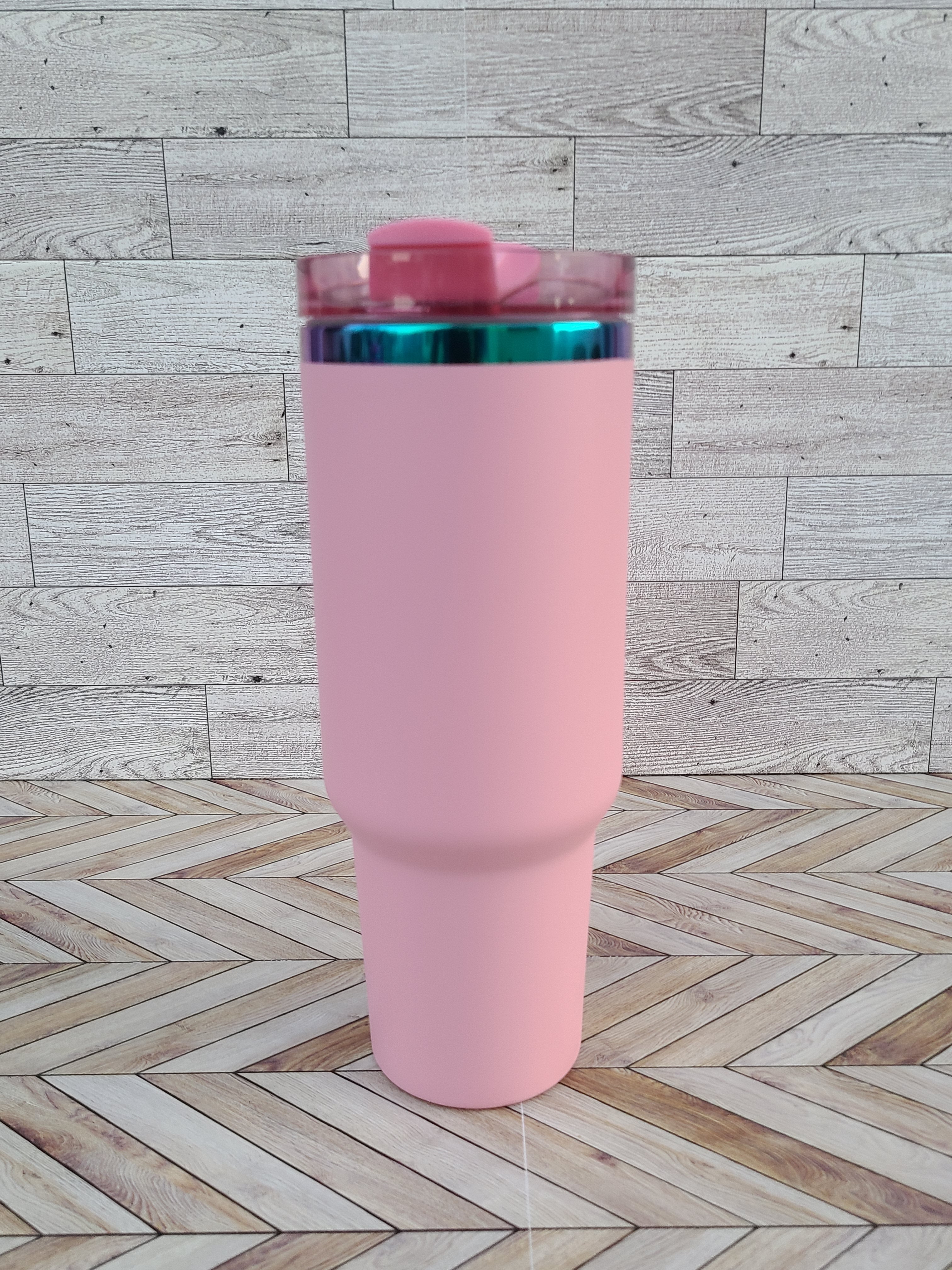 40oz Rainbow Coated Mixed Colors Tumbler