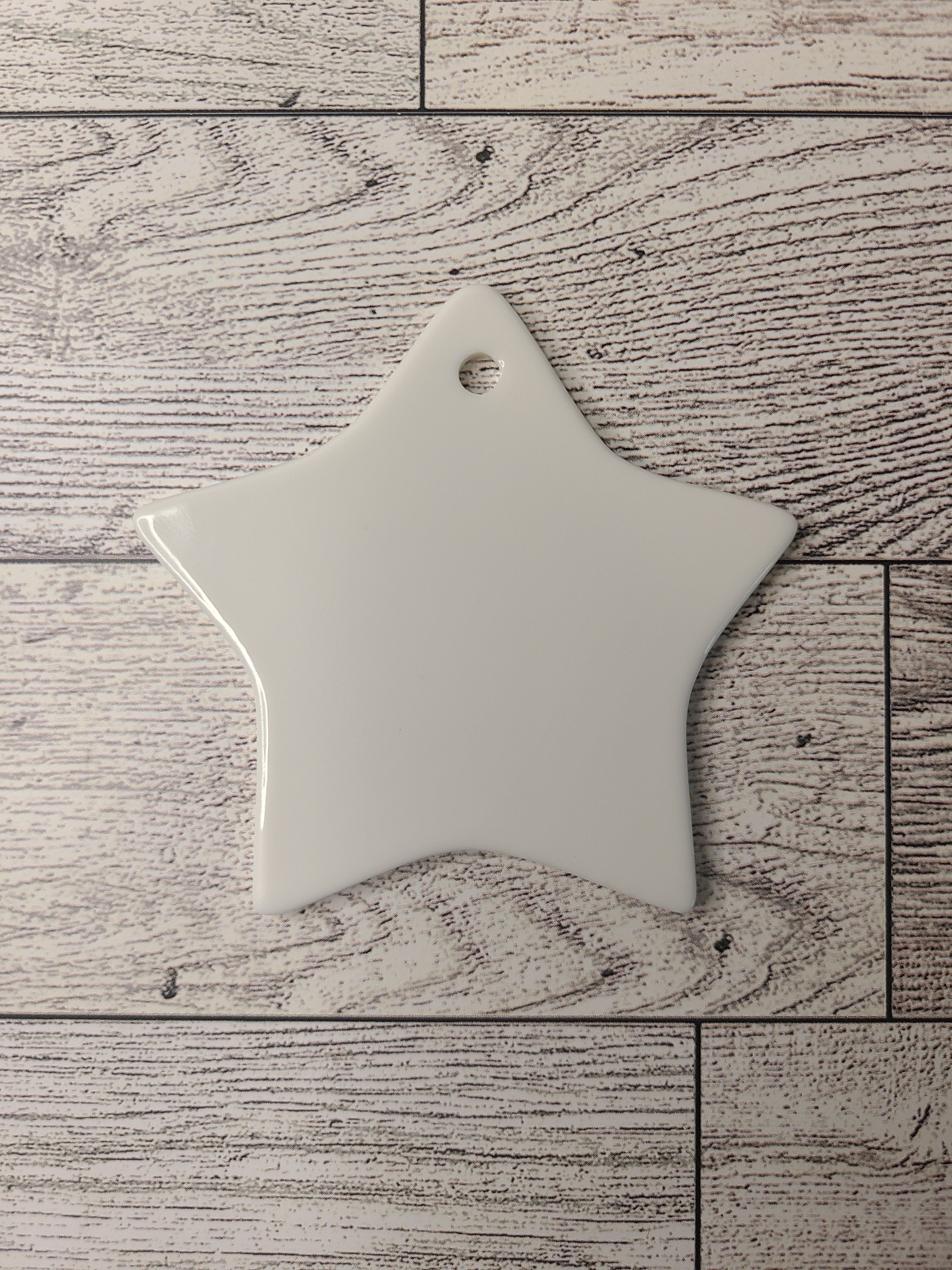 Double sided sublimation ornament star blank