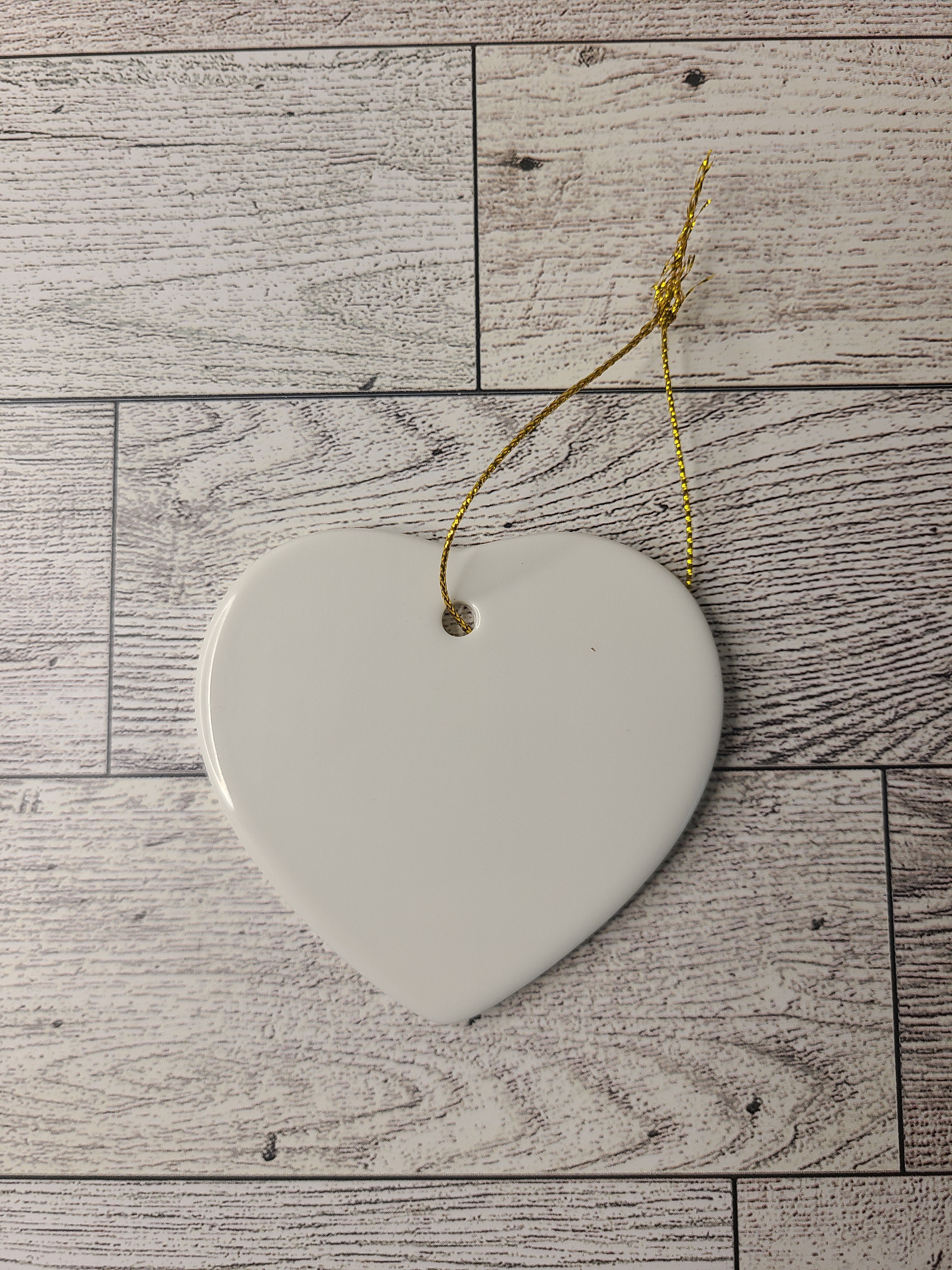 Double sided sublimation ornament Heart blank