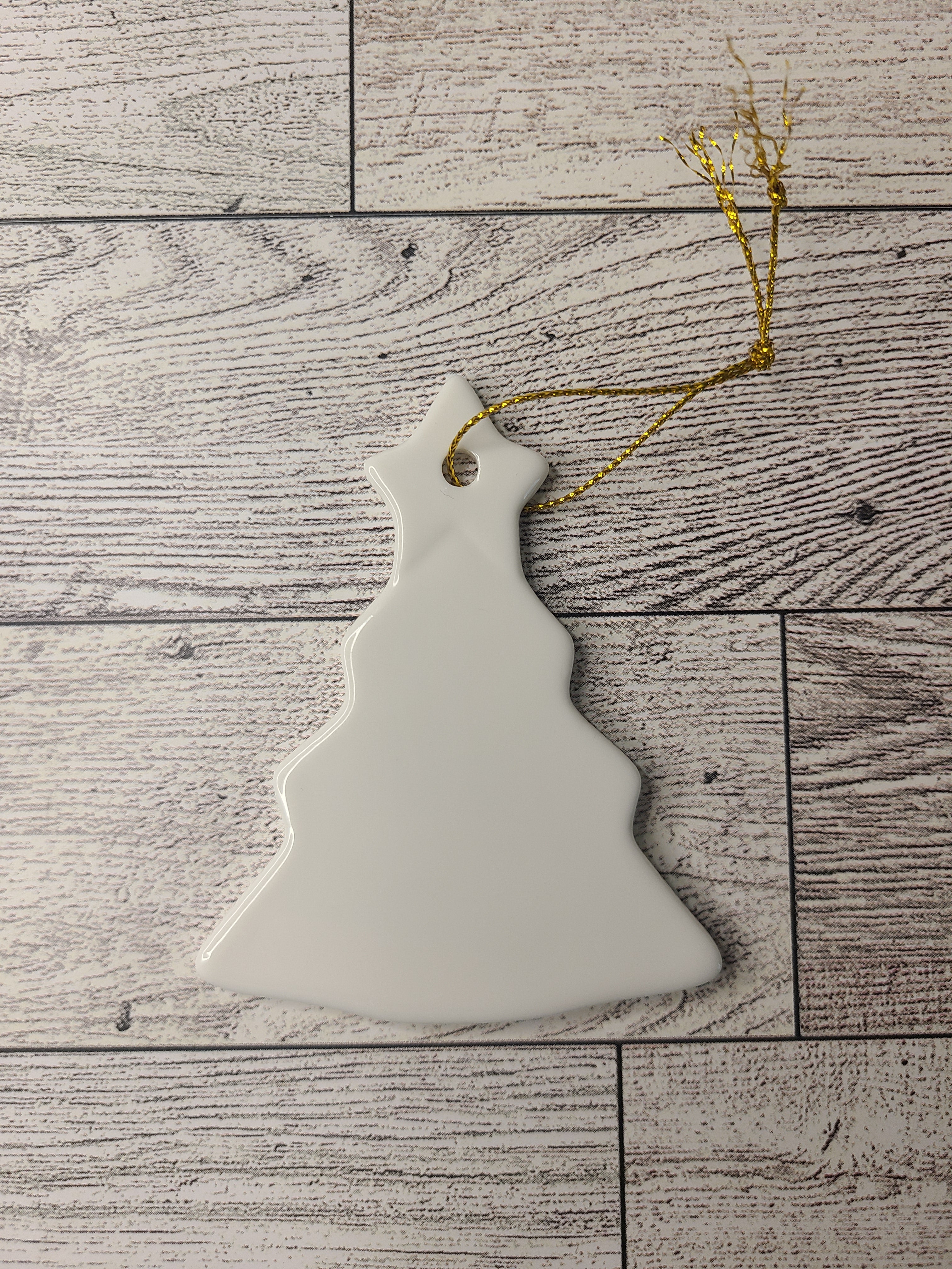 Double sided sublimation ornament christmas tree blank